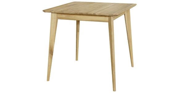 ESSTISCH in Holz 80/80/76 cm - Eichefarben, Design, Holz (80/80/76cm) - Carryhome