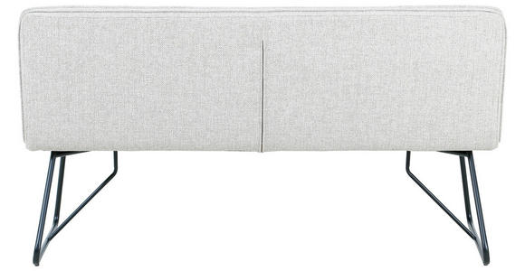 SITZBANK 160/84/65 cm  in Schwarz, Beige  - Beige/Schwarz, Design, Textil/Metall (160/84/65cm) - Carryhome