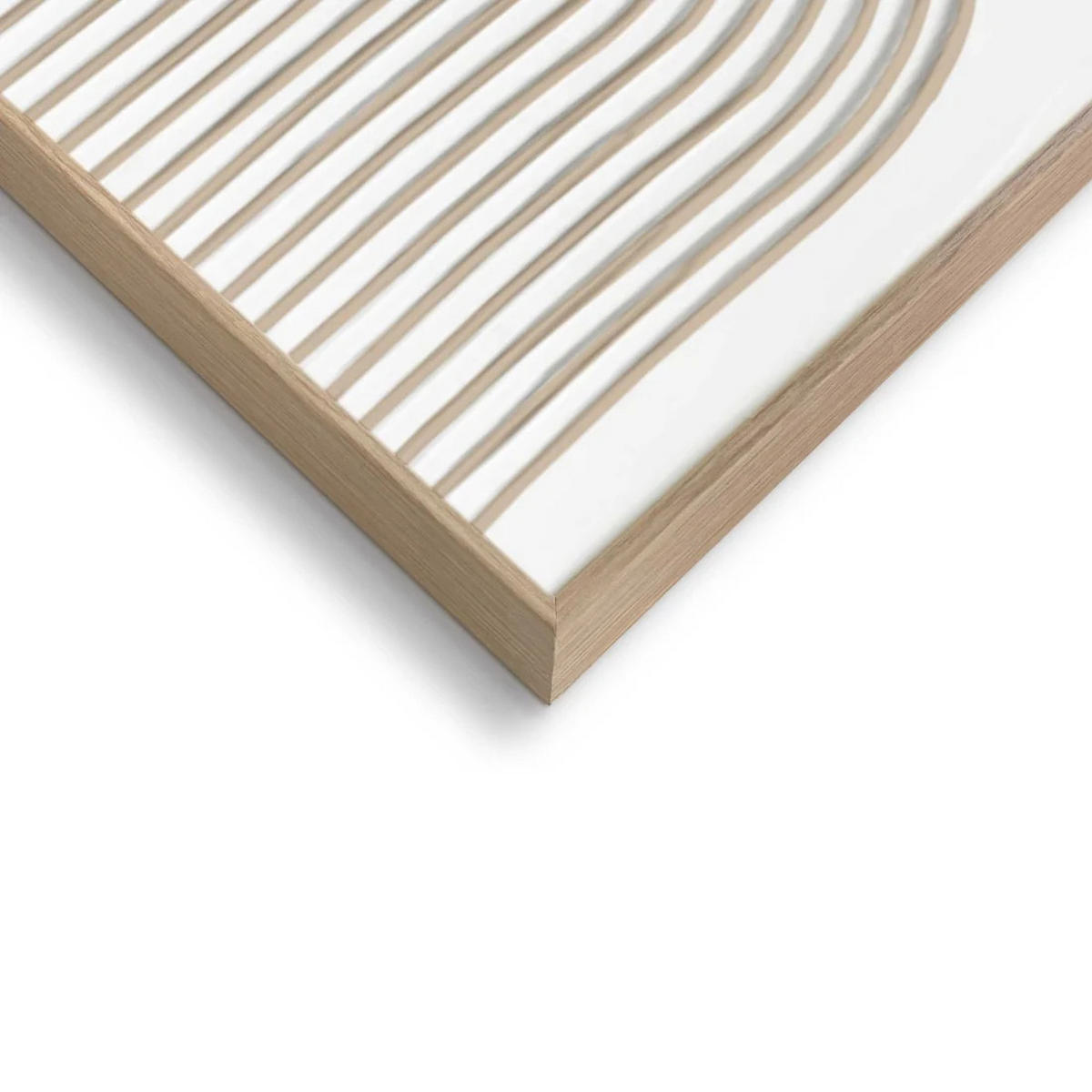 UNIKAT Abstraktes 50/70/3 cm  - Schwarz/Weiß, Basics, Holz (50/70/3cm) - Reinders!