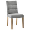 STUHL in Holz, Textil Grau, Eichefarben  - Eichefarben/Grau, KONVENTIONELL, Holz/Textil (47/95/64cm) - Cantus