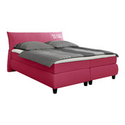 BOXSPRINGBETT 180/200 cm in Pink - Pink/Schwarz, Design, Holz/Textil (180/200cm) - Tom Tailor