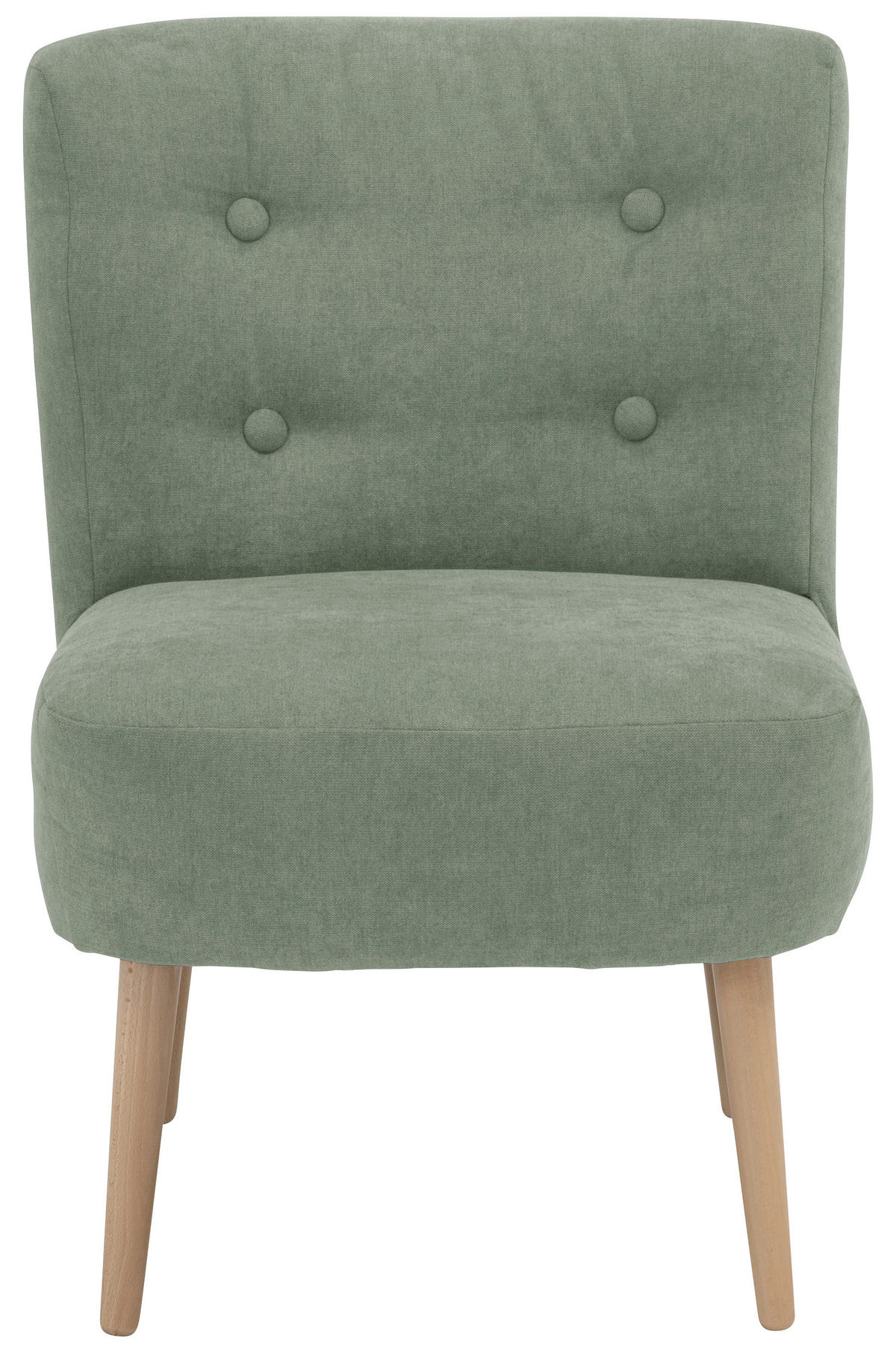 SESSEL in Flachgewebe Hellgrün  - Buchefarben/Hellgrün, Design, Holz/Textil (58/78/68cm) - Max Winzer