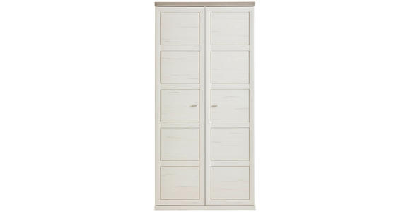 AKTENSCHRANK 100,8/209,2/43 cm  - Weiß/Grau, MODERN, Holzwerkstoff (100,8/209,2/43cm) - Hom`in