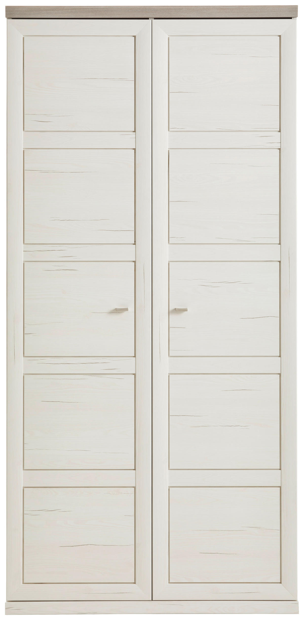 MAPPSKÅP - vit/grå, Modern, trämaterial (100,8/209,2/43cm) - Hom`in