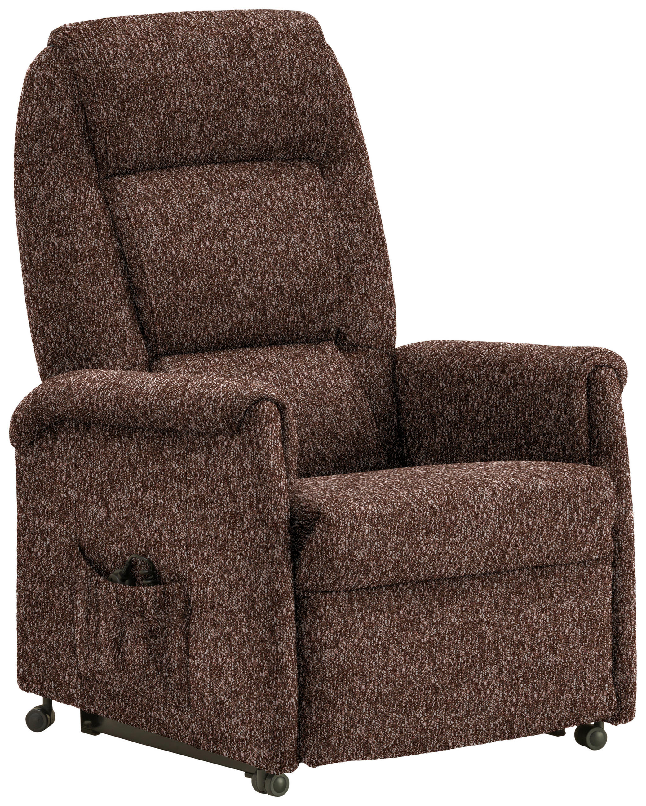 FERNSEHSESSEL in Flachgewebe Weinrot  - Weinrot/Schwarz, KONVENTIONELL, Kunststoff/Textil (69/105/82cm) - Himolla