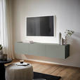 LOWBOARD  in 180/36,7/42 cm  - Grün, Design, Holzwerkstoff (180/36,7/42cm) - Hom`in
