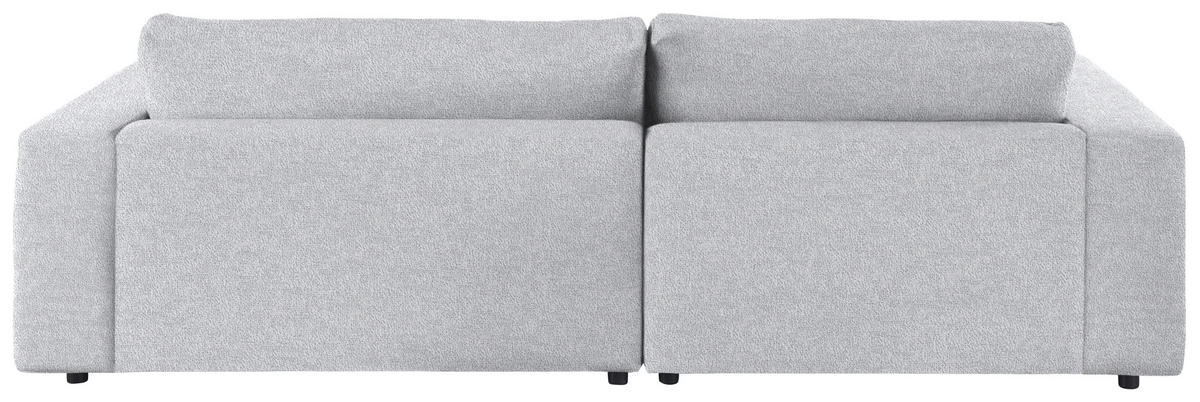 ECKSOFA in Flachgewebe Hellblau  190/270 cm  - Schwarz/Hellblau, Design, Kunststoff/Textil (190/270cm) - Lomoco