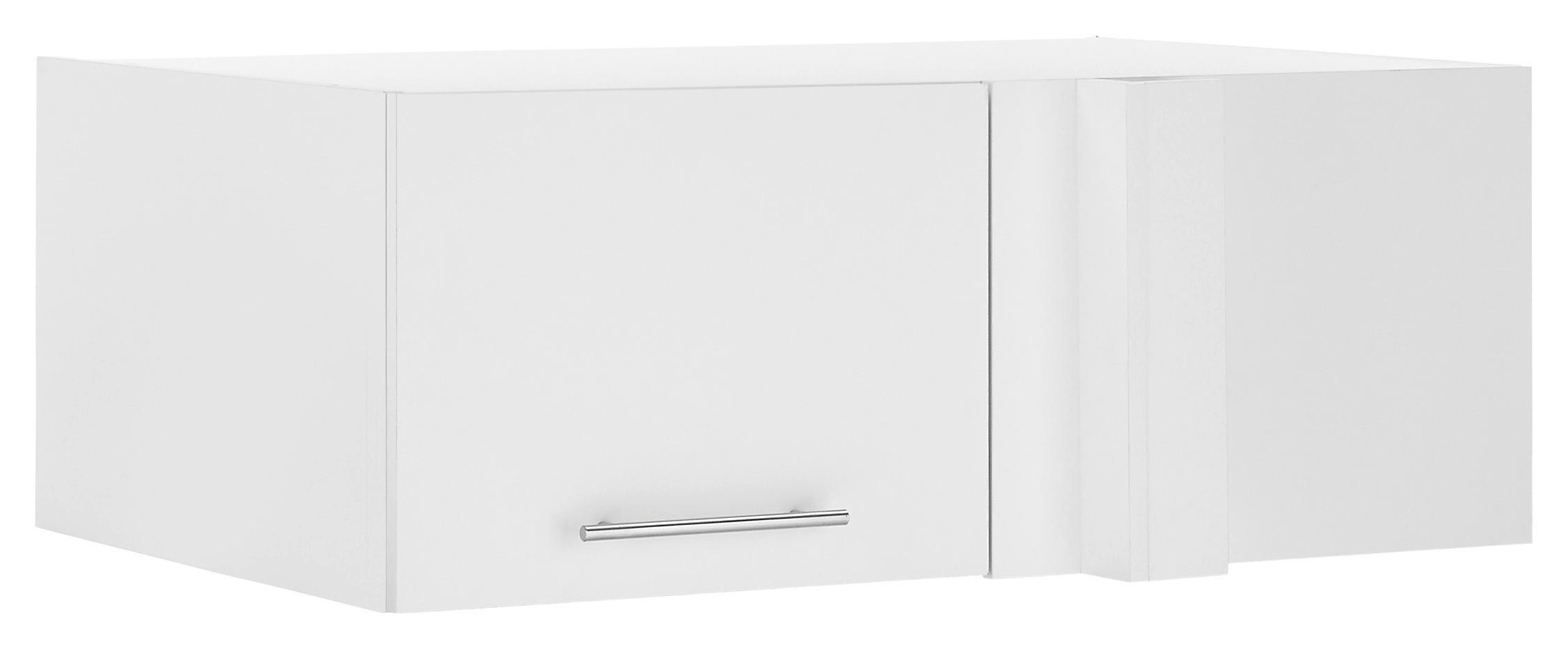AUFSATZSCHRANK 100/38/68 cm  in  - Chromfarben/Weiß, Design, Holzwerkstoff/Metall (100/38/68cm)