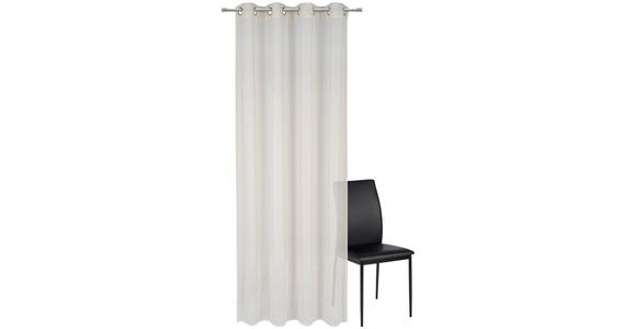 ÖSENVORHANG halbtransparent  - Beige, Basics, Textil (140/245cm) - Esposa