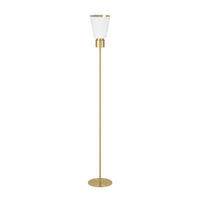 LED-DECKENFLUTER 20/170 cm    - Messingfarben/Weiß, KONVENTIONELL, Textil/Metall (20/170cm) - Eglo