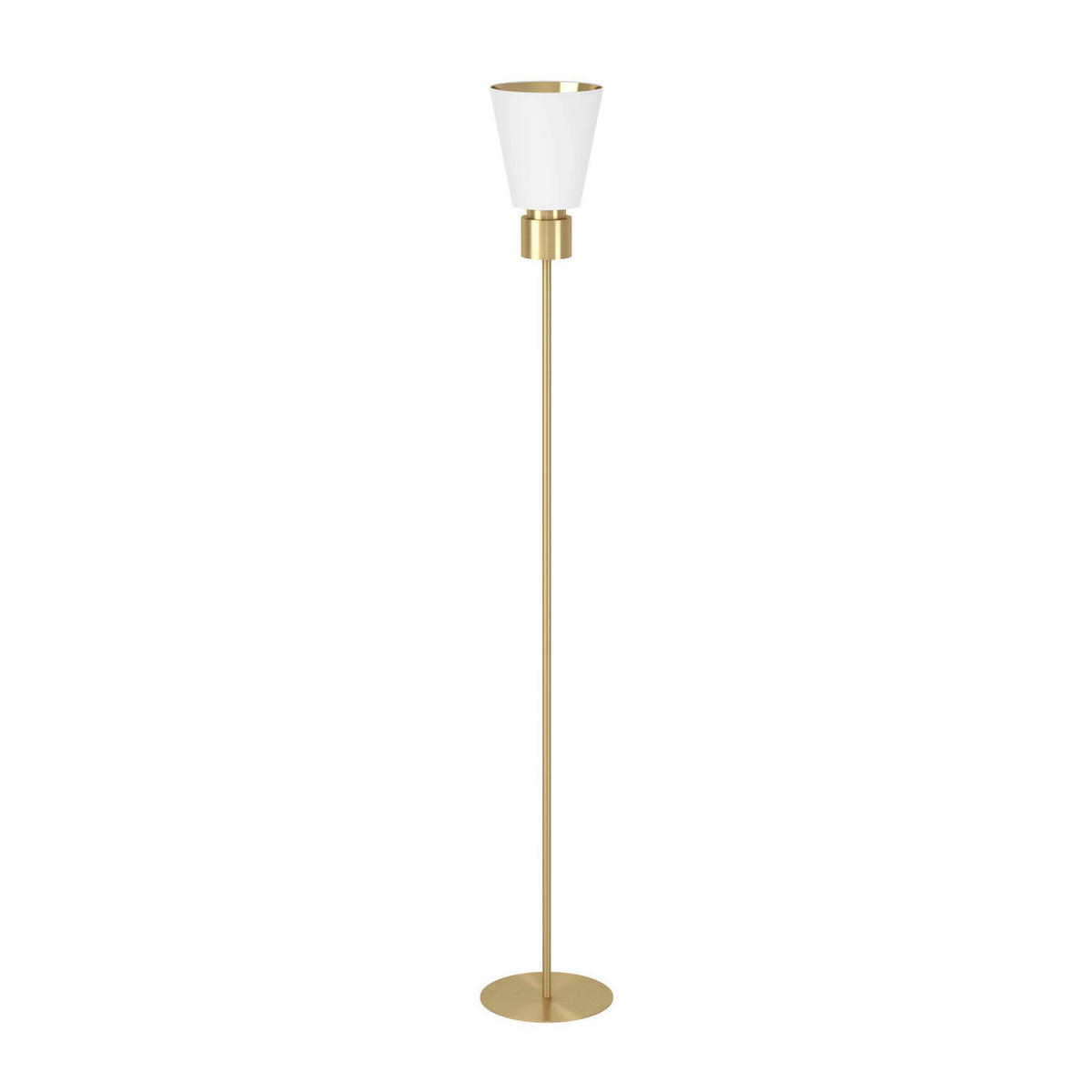 LED-DECKENFLUTER 20/170 cm    - Messingfarben/Weiß, KONVENTIONELL, Textil/Metall (20/170cm) - Eglo