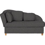 LIEGE  in Flachgewebe Anthrazit  - Anthrazit, LIFESTYLE, Holz/Textil (85/97/180cm) - Novel