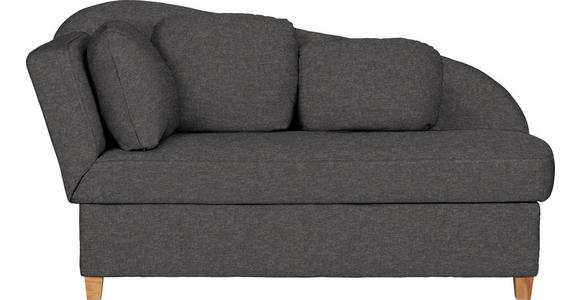 LIEGE  in Flachgewebe Anthrazit  - Anthrazit, LIFESTYLE, Holz/Textil (85/97/180cm) - Novel