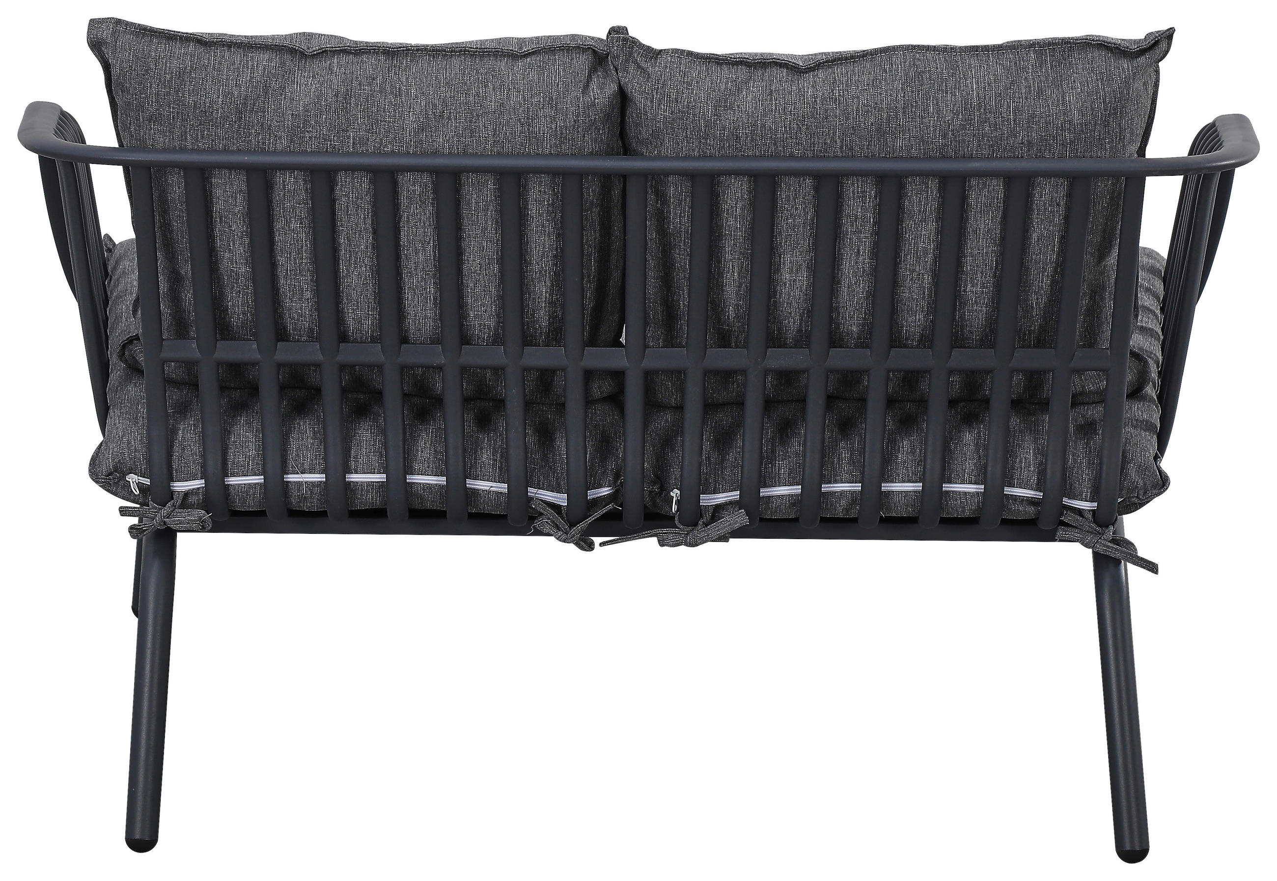 GARTENSET  5-teilig  - Grau, Modern, Kunststoff/Textil - Ambia Garden