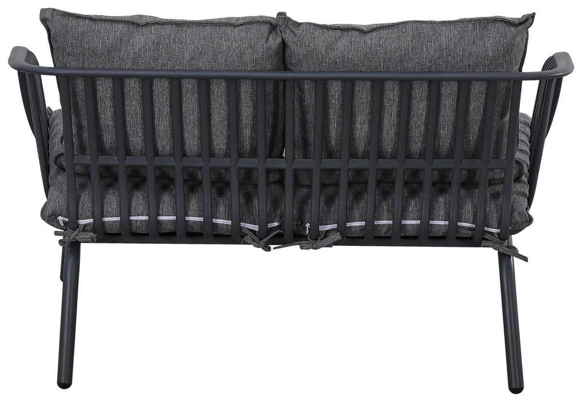 GARTENSET Webstoff Eisen  - Grau, MODERN, Kunststoff/Textil - Ambia Garden