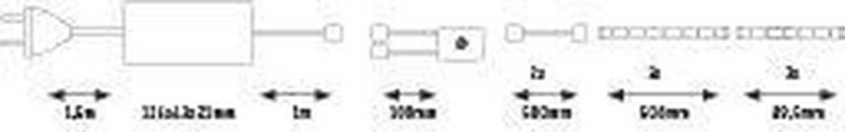 LED-STRIP  MaxLED  - Silberfarben, Basics, Kunststoff (180/1.25/0.3cm)