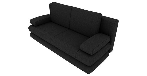 SCHLAFSOFA  in Mikrofaser Anthrazit  - Anthrazit/Schwarz, KONVENTIONELL, Kunststoff/Textil (212/93/90cm) - Carryhome