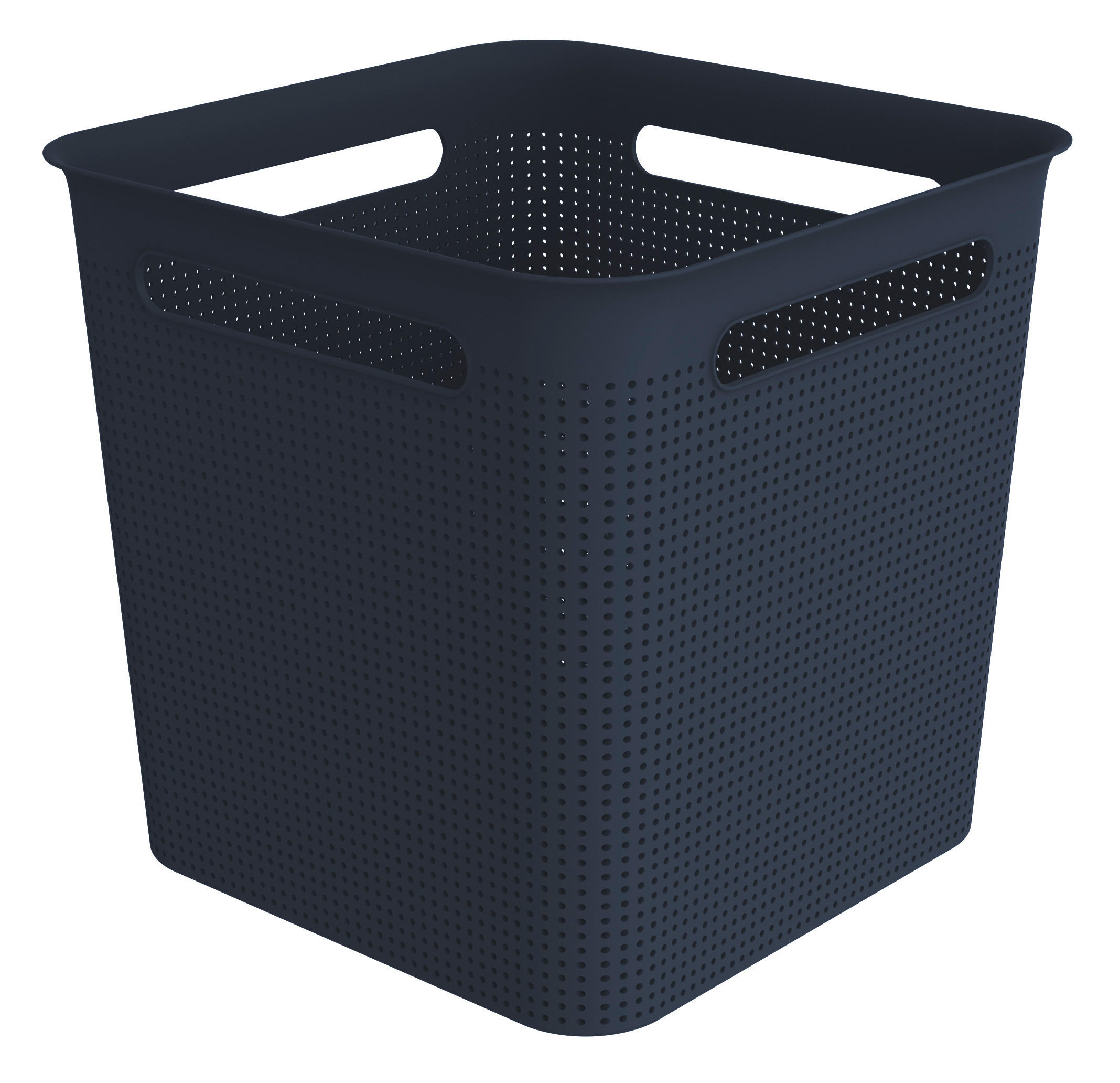 BOX, plast - tmavě modrá, Basics, plast (29,1/29,1/28,1cm)