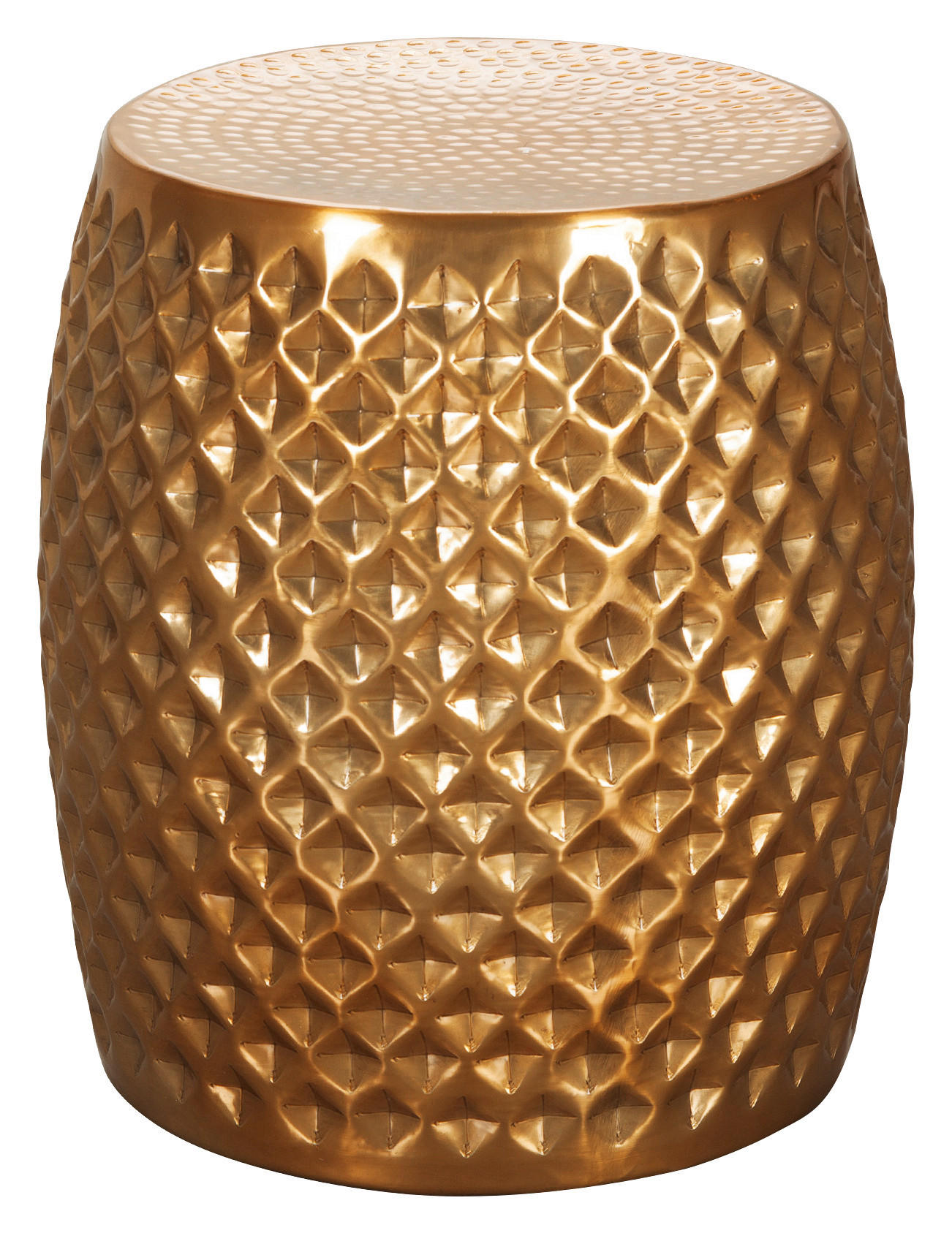 BEISTELLTISCH in Metall 32/42/32 cm  - Goldfarben, LIFESTYLE, Metall (32/42/32cm) - MID.YOU