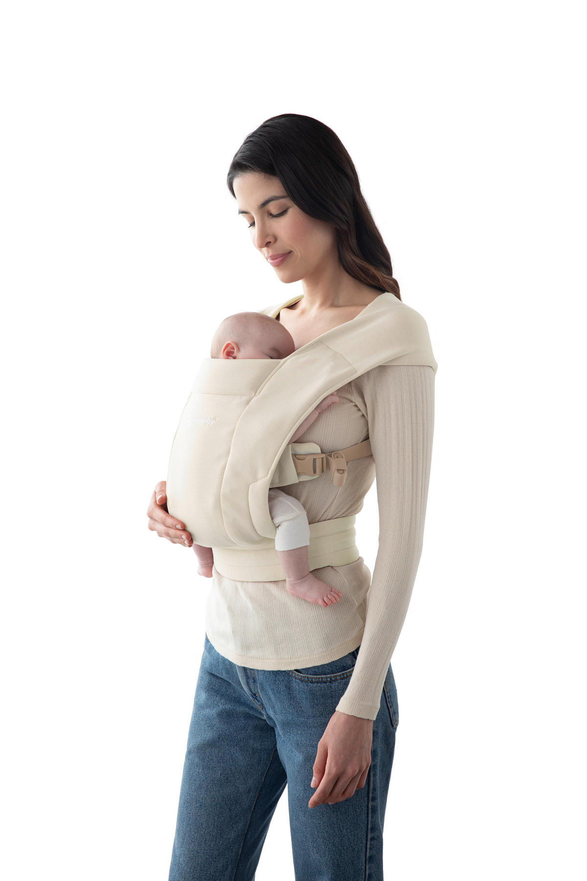 BABYTRAGE Embrace  - Creme, Basics, Textil (17,4/12,4/26,5cm) - Ergo Baby