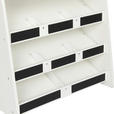 KAUFLADEN  - Hellgrau/Schwarz, Basics, Holz/Textil (60/29/99cm) - My Baby Lou