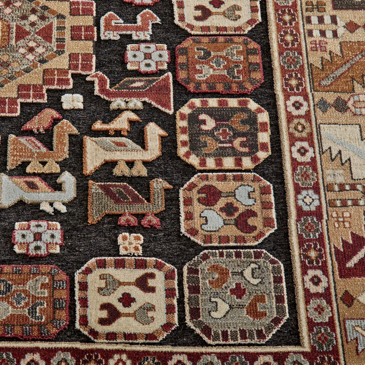 WEBTEPPICH 240/340 cm Blau rechteckig  - Blau, Design, Textil (240/340cm) - Novel