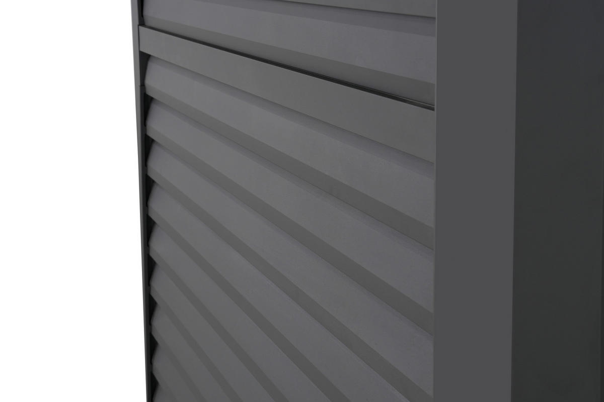 LAMELLENTEIL DELUXE/CLASSIC   - Anthrazit, Basics, Metall (93/240/10cm) - Gardenson