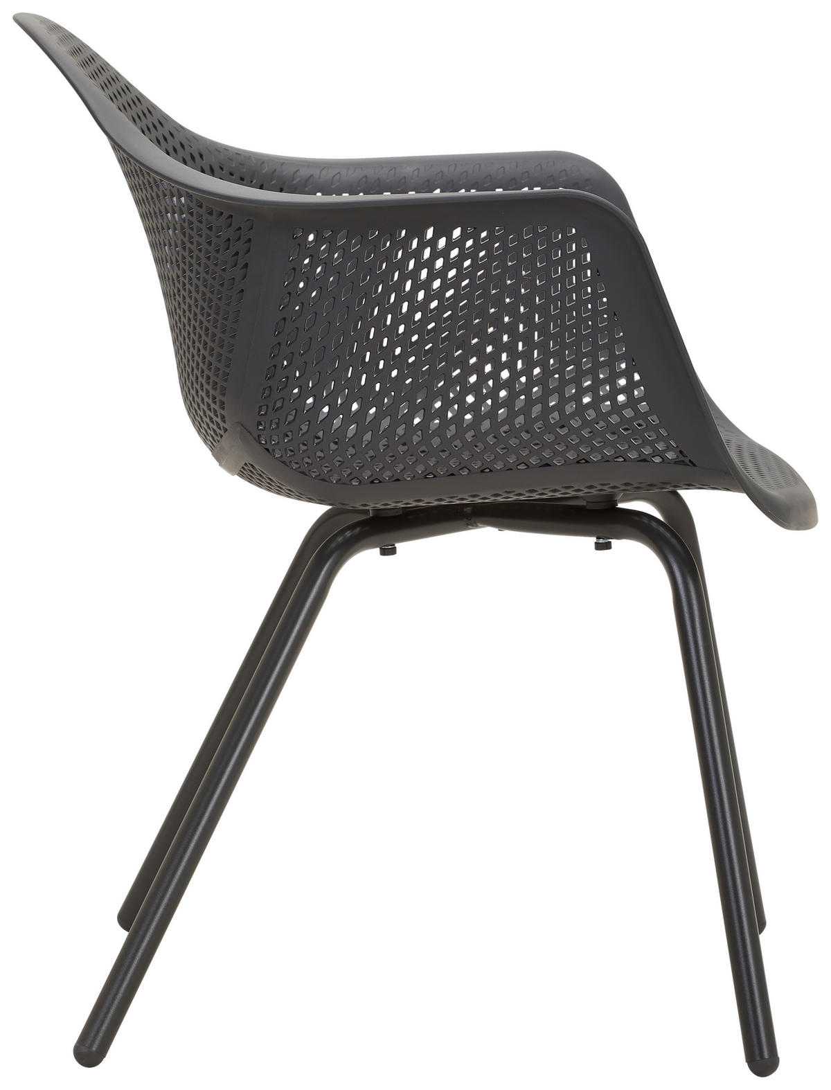 GARTENSESSEL Metall, Kunststoff Anthrazit  - Anthrazit, Design, Kunststoff/Metall (62,3/78,3/62,7cm) - Ambia Garden