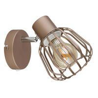 STRAHLER Olin 12,5/15 cm  - Chromfarben/Braun, Design, Metall (12,5/15cm) - Globo