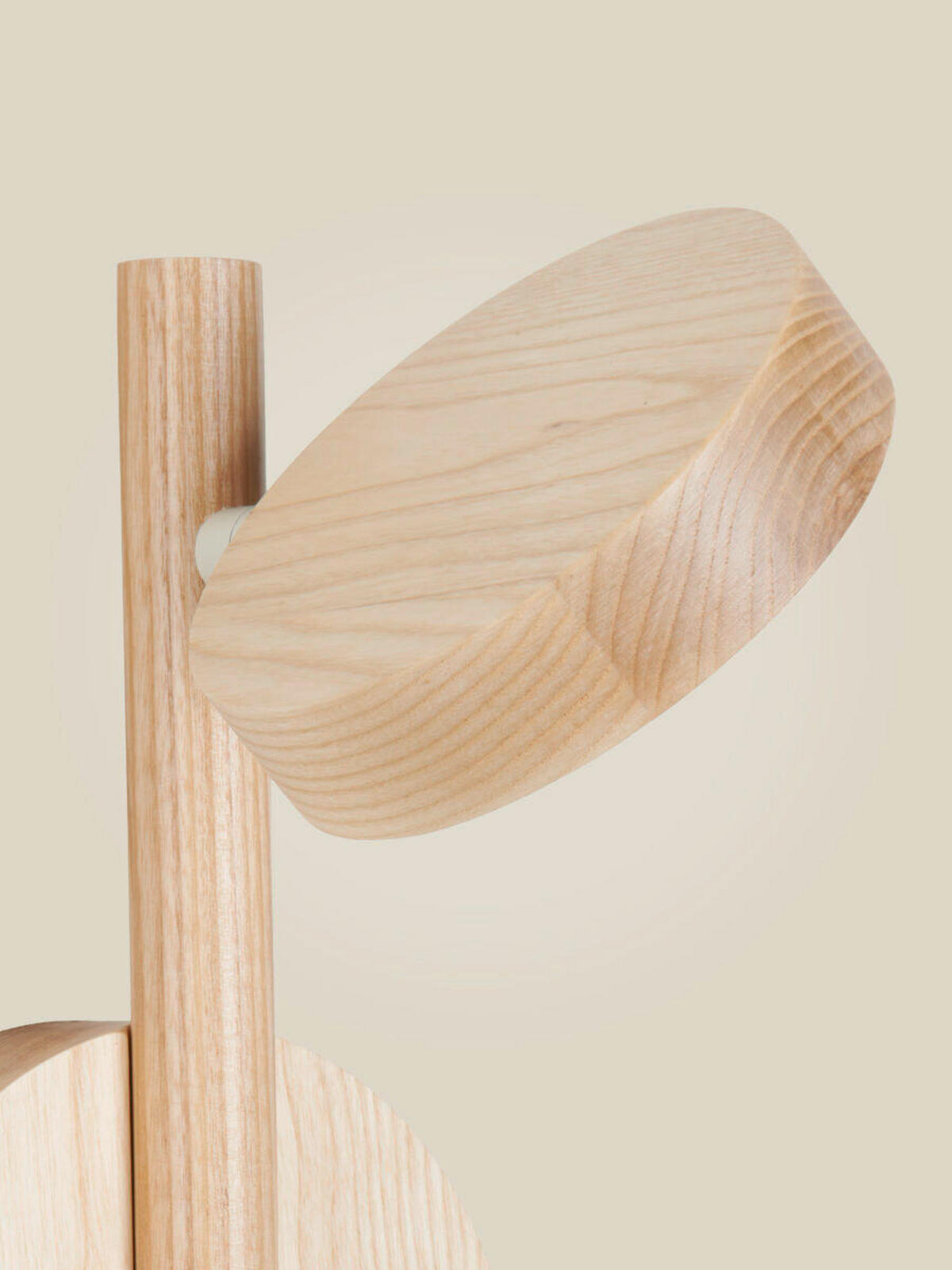 WANDLEUCHTE Good & Mojo 20/20/33 cm  - Eschefarben, Trend, Holz (20/20/33cm) - Good & Mojo