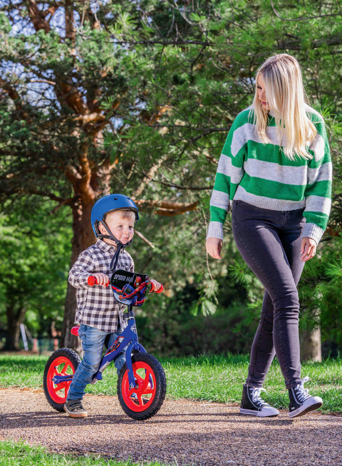 LAUFRAD  - Blau, Basics, Metall (44/87/64cm)