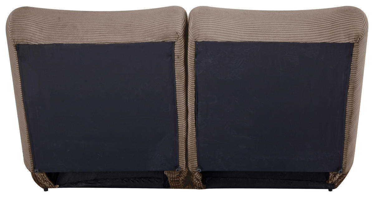 SCHLAFSOFA Cord Braun  - Braun, Design, Textil (159/88/160cm) - Livetastic