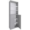 SKOSKÅP Lona  i 70/220/40 cm  - silver/grå, Design, trämaterial/plast (70/220/40cm) - MID.YOU