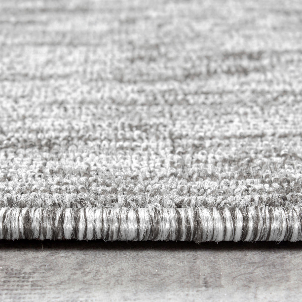 FLATVÄVD MATTA 160/230 cm Nizza 1800 Hellgrau  - ljusgrå, Klassisk, textil (160/230cm)