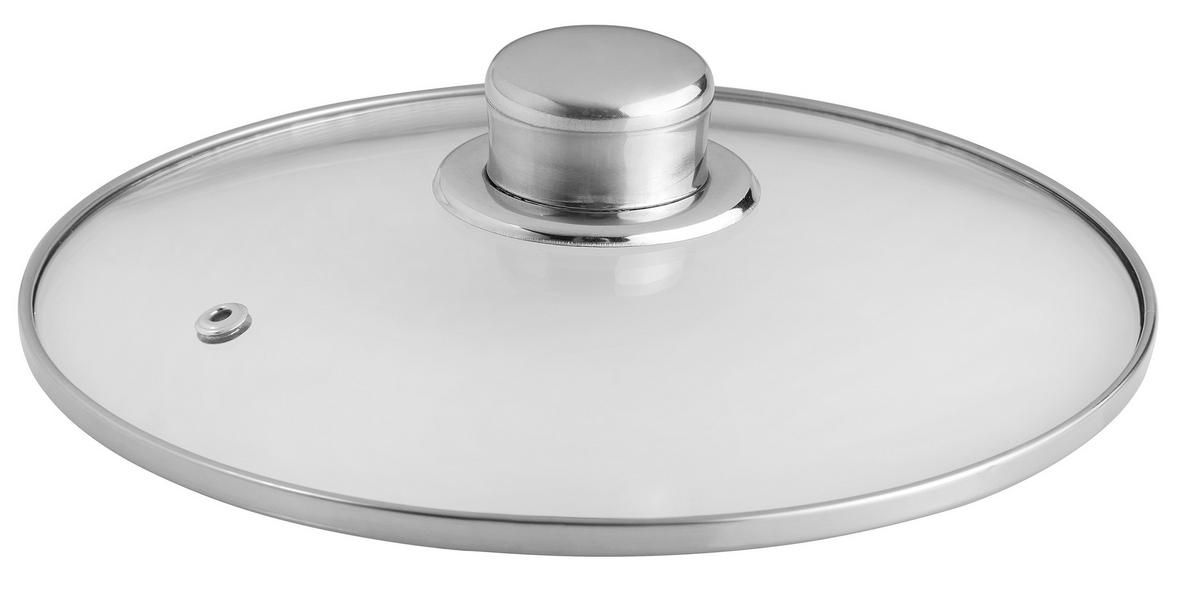 KOCHTOPFSET 8-teilig  - Trend, Glas/Metall (47/27/17cm)
