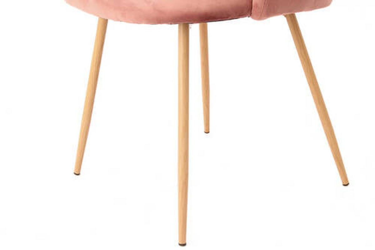 SADA ŽIDLÍ 2 kusy - růžová, Design, kov/plast (54/84/56cm)