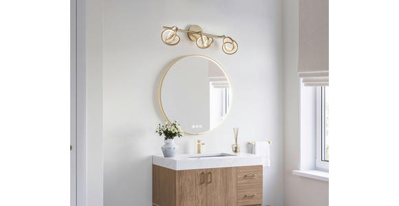 DECKENLEUCHTE    59/12/21,2 cm  - Weiß/Cappuccino, Trend, Kunststoff/Metall (59/12/21,2cm) - Novel