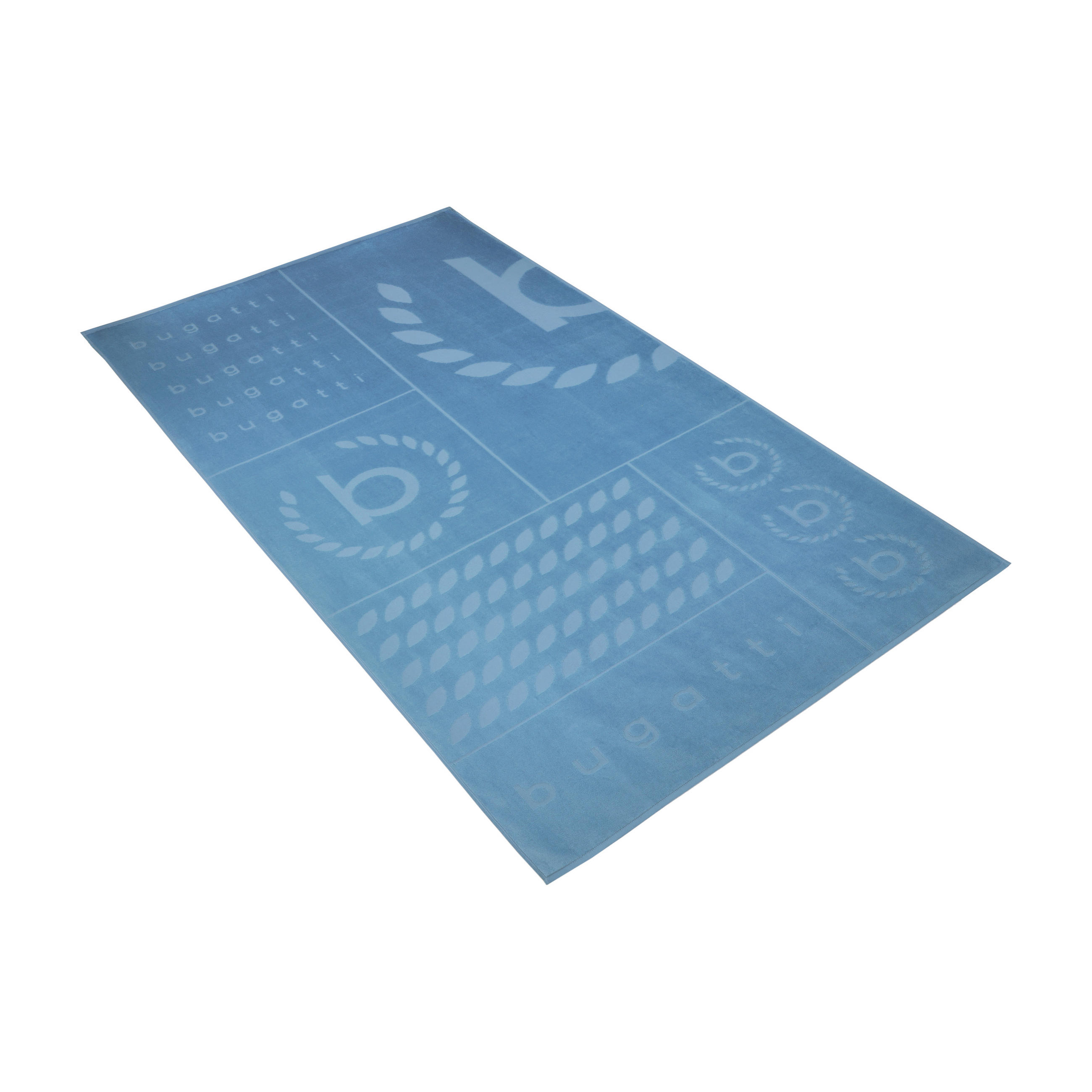 STRANDTUCH Verona Blau 100/180 cm  - Blau, KONVENTIONELL, Textil (100/180cm) - Vossen