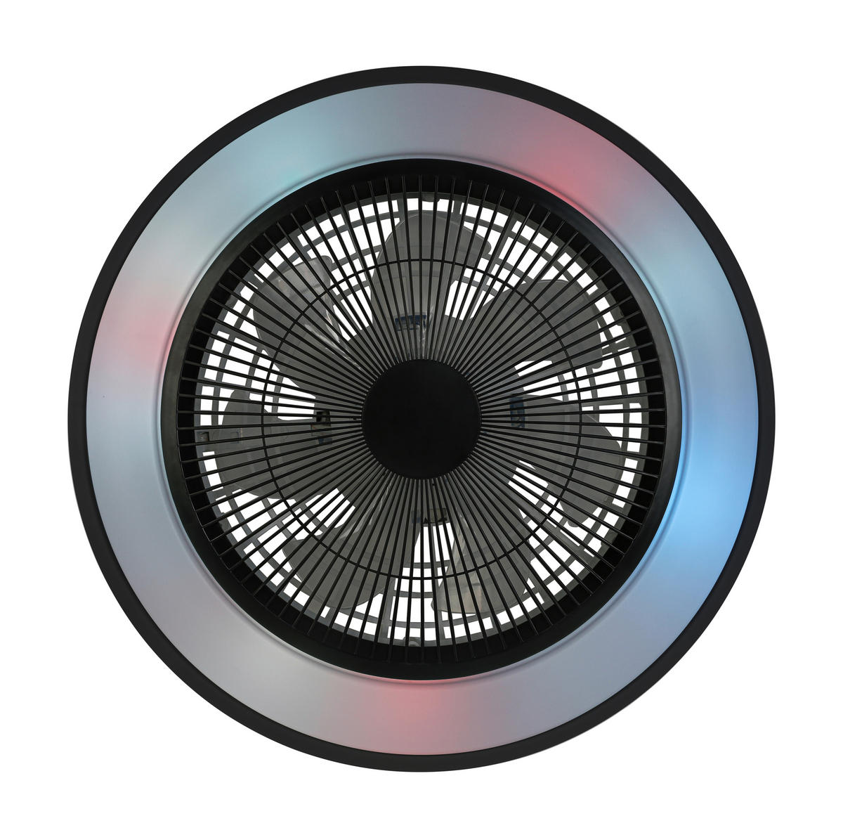 DECKENVENTILATOR - Schwarz/Weiß, Trend, Kunststoff/Metall (58/14,5cm) - Mican