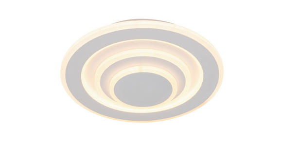 LED-DECKENLEUCHTE 30/6,5 cm   - Weiß, Basics, Kunststoff/Metall (30/6,5cm) - Novel