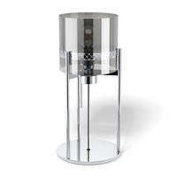 TISCHLEUCHTE Round Lights 21,5/52 cm   - Chromfarben/Transparent, Design, Glas/Metall (21,5/52cm) - Joop!