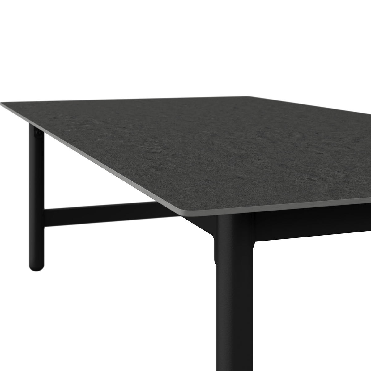 LOUNGEGARNITUR Eisen  - Anthrazit/Naturfarben, MODERN, Kunststoff/Textil (167/67/76cm) - Ambia Garden