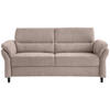 3-SITZER-SOFA Mikrofaser Beige  - Beige/Schwarz, MODERN, Holz/Textil (192/90/89cm) - Livetastic