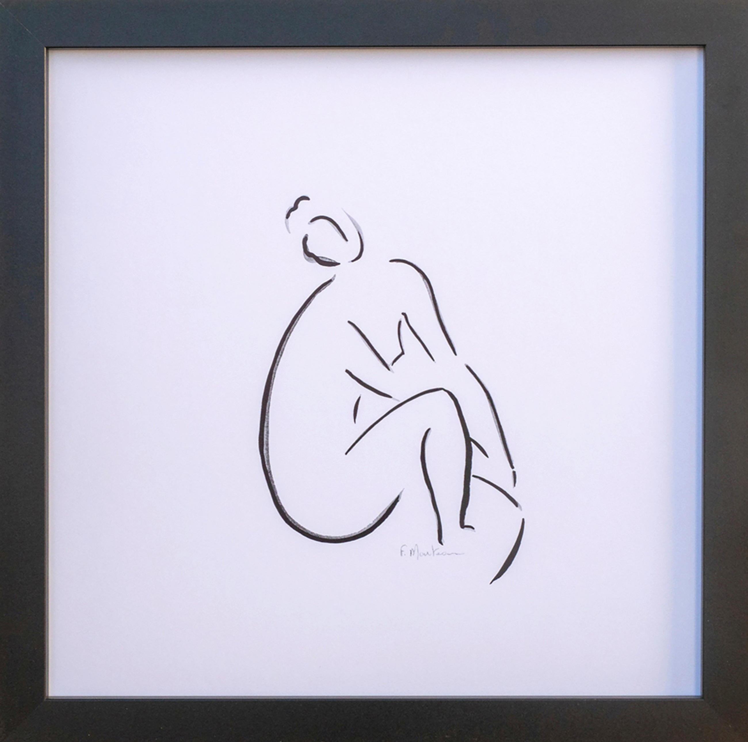 GYCLEÉ Frauen  - Schwarz/Weiß, Basics, Papier/Holzwerkstoff (46/46cm)