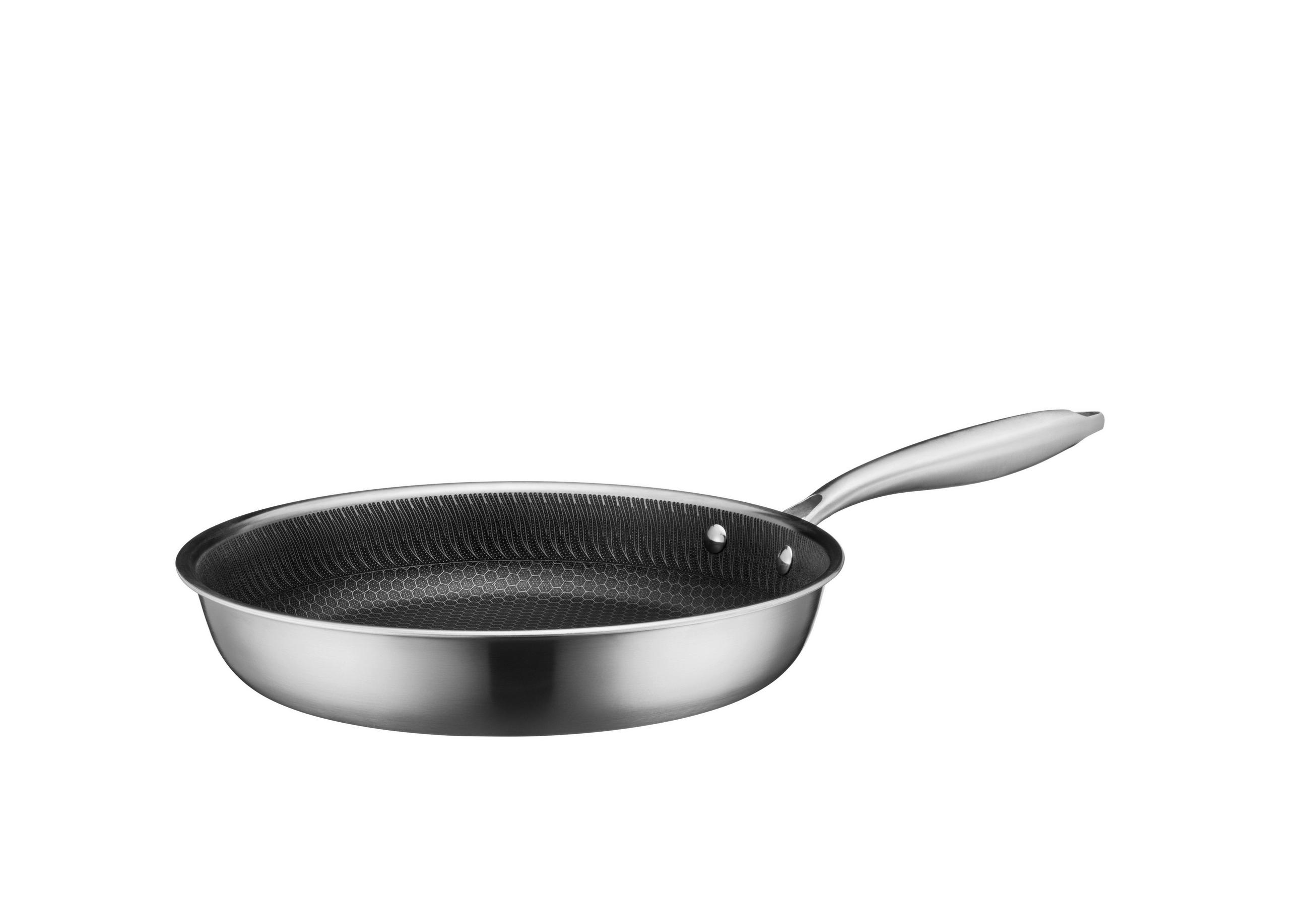 BRATPFANNE  - Silberfarben/Schwarz, Basics, Metall (24/5cm) - Mäser