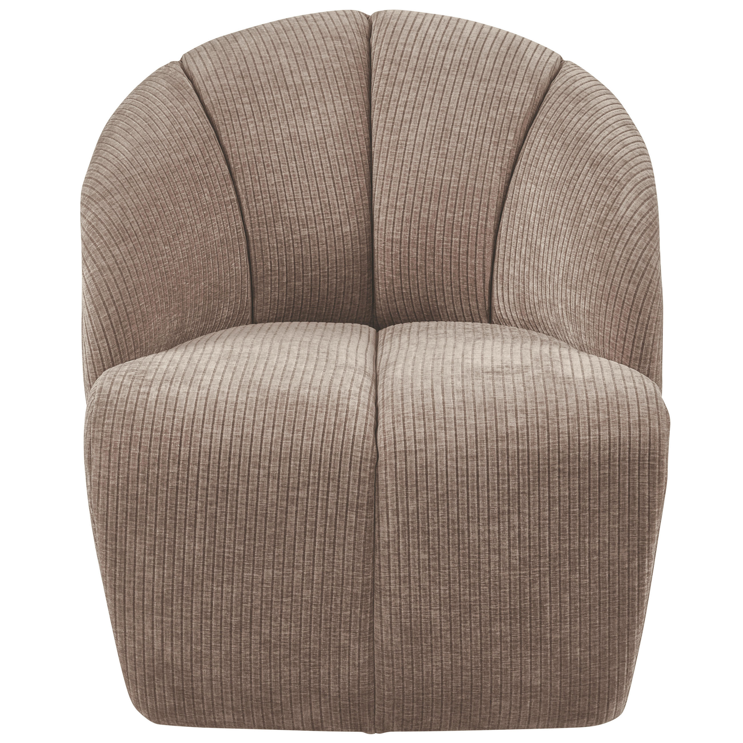 SESSEL in gerippt Sandfarben  - Sandfarben, Design, Kunststoff/Textil (68/75/77cm) - Livetastic