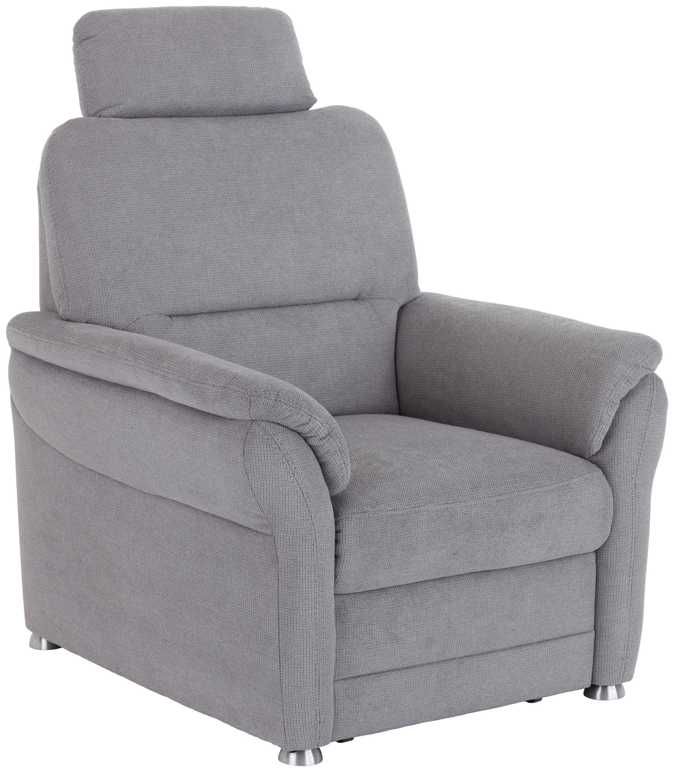 SESSEL in Silberfarben  - Silberfarben, MODERN, Holz/Textil (88/96/89cm) - Livetastic