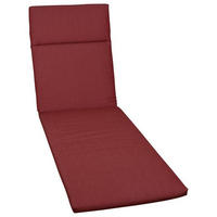 LIEGENAUFLAGE Uni  - Rot, Basics, Textil (60/4/200cm)