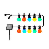 LICHTERKETTE 300 cm  - Multicolor/Schwarz, LIFESTYLE, Kunststoff (300cm)