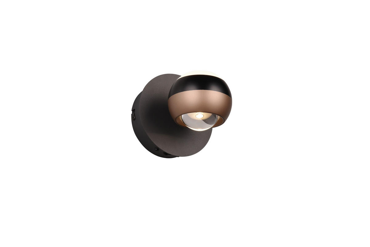 LED-WANDLEUCHTE - Schwarz, Design, Metall (13,5/10cm) - Trio Leuchten
